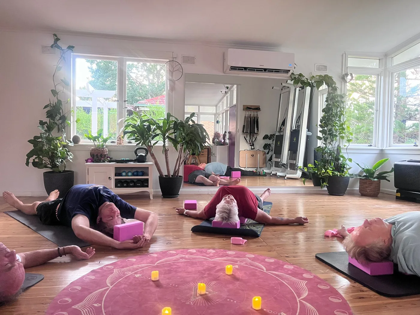 Breathe Into Calm workshop at The Pilates Jeanie